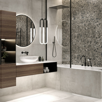 Керамогранит Grasaro Beton Grey Sugar 60x120 см G-1102/СR/600x1200