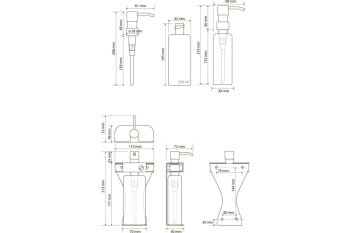 Дозатор Bemeta Hotel Line 152109371