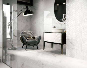 Плитка 1212 Decor Blanco Diamond 40х120