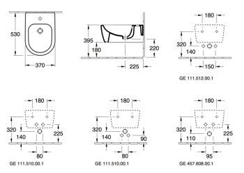 Биде подвесное Villeroy&Boch Avento 54050001