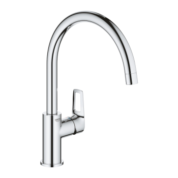 Смеситель для мойки с высоким C-образным изливом Grohe Start Loop 31374001